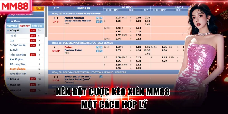 Nên đặt cược kèo xiên MM88 một cách hợp lý